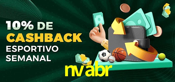 10% de bônus de cashback na nvabr